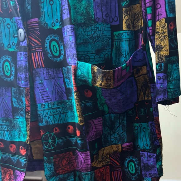 Colorful Patterned Blazer - Picture 6 of 14